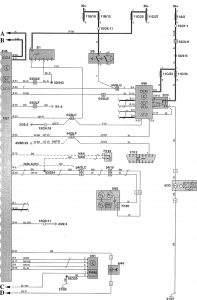 Volvo V70 - wiring diagram - fuel control (part 5)