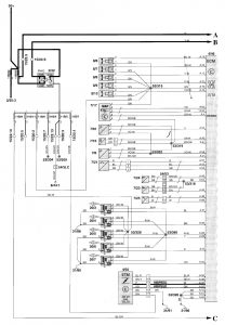 Volvo V70 - wiring diagram fuel controls (part 2)