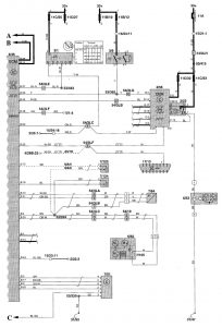 Volvo V70 - wiring diagram fuel controls (part 3)