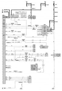 Volvo V70 - wiring diagram fuel controls (part 6)