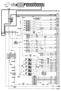 Volvo V70 - wiring diagram - fuel pump (part 3)