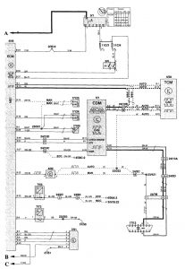 Volvo V70 - wiring diagram - fuel pump (part 4)