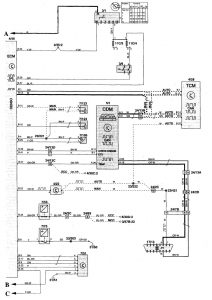 Volvo V70 - wiring diagram - fuel pump (part 6)