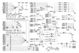 Volvo V70 - wiring diagram - ground disribution (part 1)