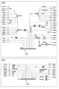 Volvo V70 - wiring diagram - ground distribution (part 7)