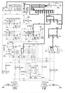 Volvo V70 - wiring diagram  - headlamps (part 1)