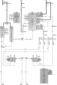 Volvo V70 - wiring diagram - headlamps (part 1)