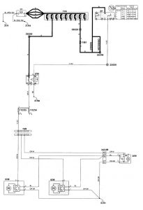 Volvo V70 - wiring diagram  - headlamps (part 3)
