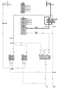 Volvo V70 - wiring diagram - headlamps (part 3)