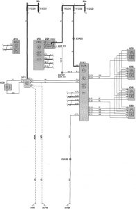 Volvo V70 - wiring diagram - heater (part 1)