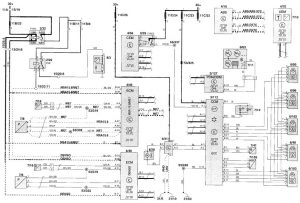 Volvo V70 - wiring diagram - heater (part 3)
