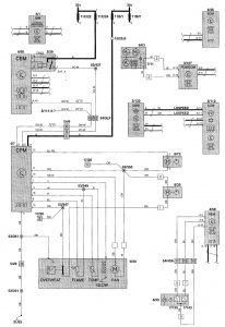 Volvo V70 - wiring diagram - heater (part 4)