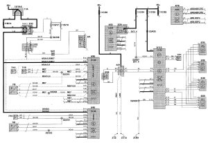 Volvo V70 - wiring diagram - HVAC controls (part 1)