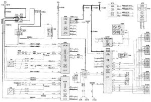 Volvo V70 - wiring diagram - HVAC controls (part 3)