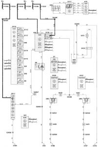 Volvo V70 - wiring diagram - instrumentation (part 1)