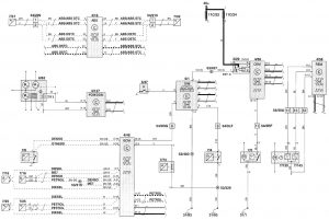 Volvo V70 - wiring diagram - instrumentation (part 2)