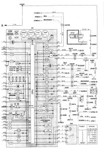 Volvo V70 - wiring diagram - instrumentation (part 5)