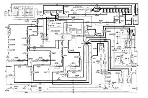 Volvo V70 - wiring diagram - interior lighting