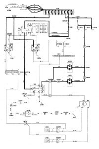 Volvo V70 - wiring diagram - key warning
