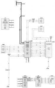 Volvo V70 - wiring diagram - mobile telephone