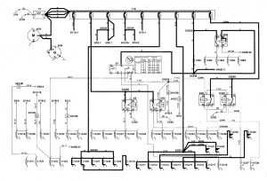 Volvo V70 - wiring diagram - power distribution