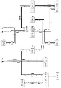 Volvo V70 - wiring diagram - power distribution (part 2)