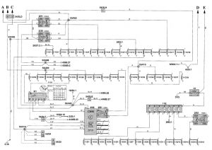 Volvo V70 - wiring diagram - power distribution (part 4)