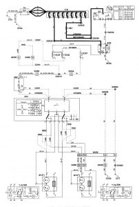 Volvo V70 - wiring diagram - power mirrors (part 2)
