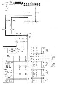 Volvo V70 - wiring diagram - power seat (part 2)