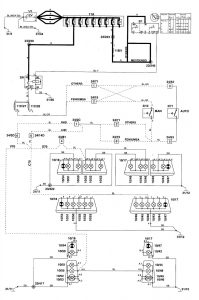 Volvo V70 - wiring diagram - reverse lamp (part 2)