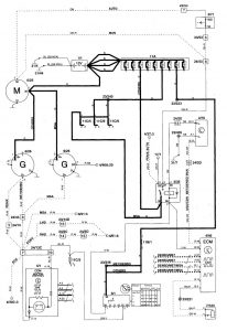 Volvo V70 - wiring diagram - starting (part 2)