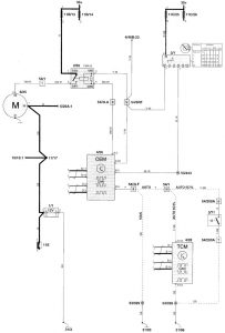 Volvo V70 - wiring diagram - starting