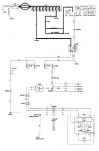 Volvo V70 - wiring diagram - sun roof
