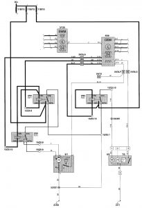 Volvo V70 - wiring diagram - wiper/washer (part 2)