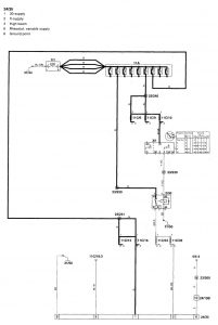 Volvo C70 - wiring diagram - accessory controls