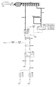 Volvo C70 - wiring diagram - cargo compartment fans