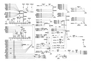 Volvo C70 - wiring diagram - ground distribution (part 1)