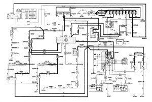 Volvo C70 - wiring diagram - interior lighting (part 1)