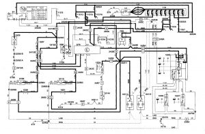 Volvo C70 - wiring diagram - interior lighting (part 2)