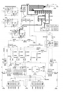 Volvo C70 - wiring diagram - parking lamp