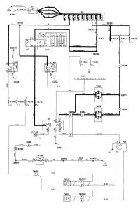 Volvo C70 - wiring diagram - seat belt warning