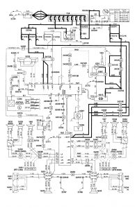 Volvo S70 - wiring diagram - audio (part 1)