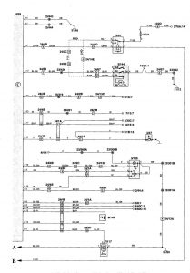 Volvo S70 - wiring diagram - convertible top (part 2)