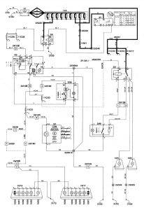 Volvo S70 - wiring diagram - fog lamp