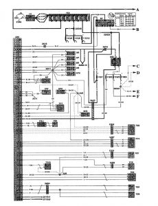 Volvo S70 - wiring diagram  - fuel controls (part 1)