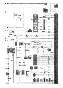 Volvo S70 - wiring diagram  - fuel controls (part 2)