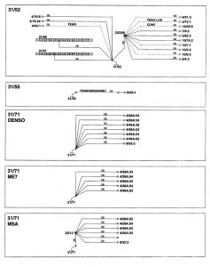 Volvo S70 - wiring diagram - ground distribution (part 7)