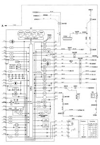 Volvo S70 - wiring diagram - instrumentation (part 3)