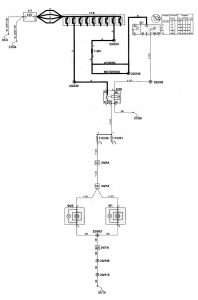 Volvo S70 - wiring diagram - power/auxiliary outlet