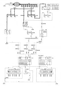 Volvo S70 - wiring diagram - stop lamp